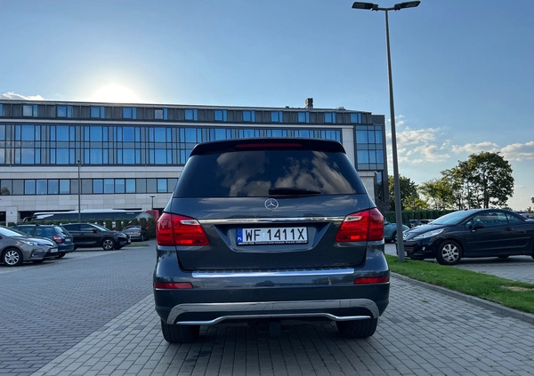 Mercedes-Benz GL cena 119000 przebieg: 157000, rok produkcji 2013 z Warszawa małe 352